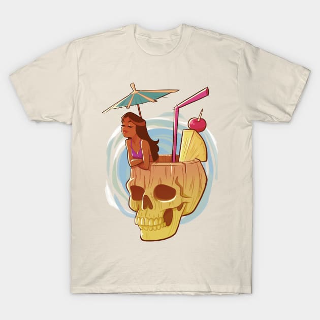 Tiki drink T-Shirt by melivillosa